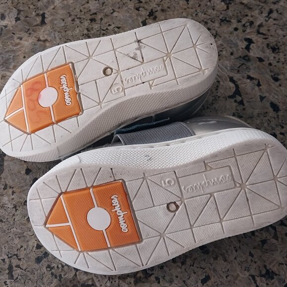 Comphies Baby Toddler Shoes Size 5 Unisex Light Blue and Bow - Picture 8 of 8